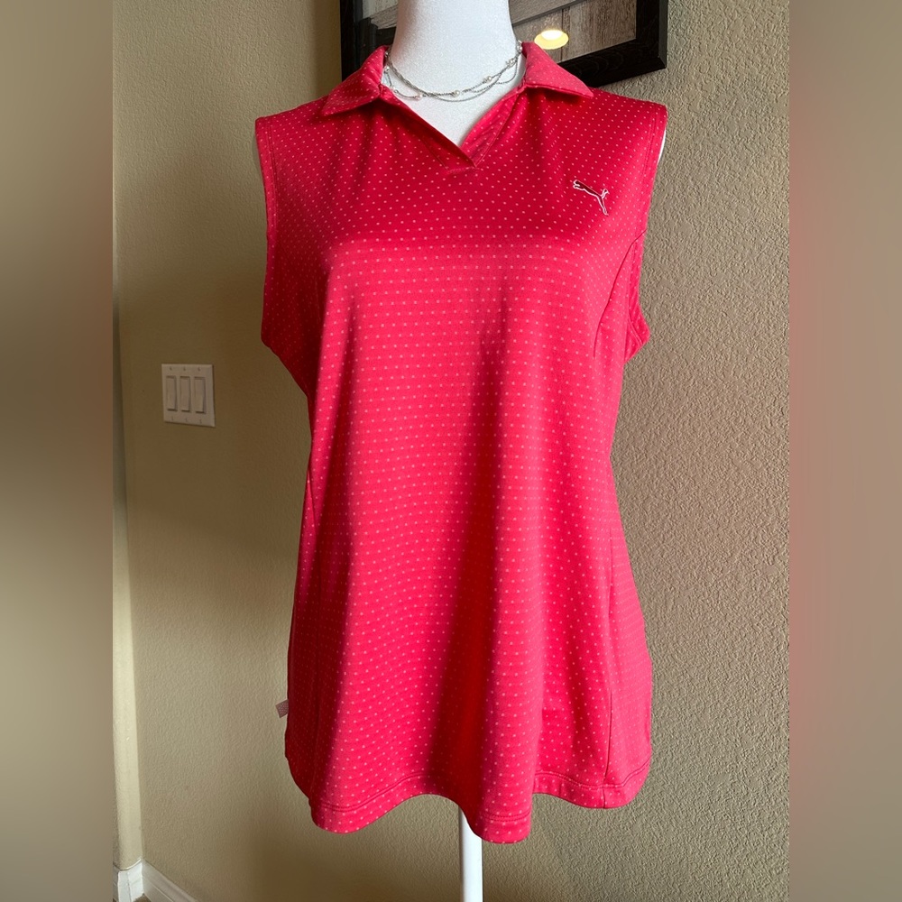 Puma Golf Women’s Dry Cell Top, Striped in the Back, Great Condition - Sz XL